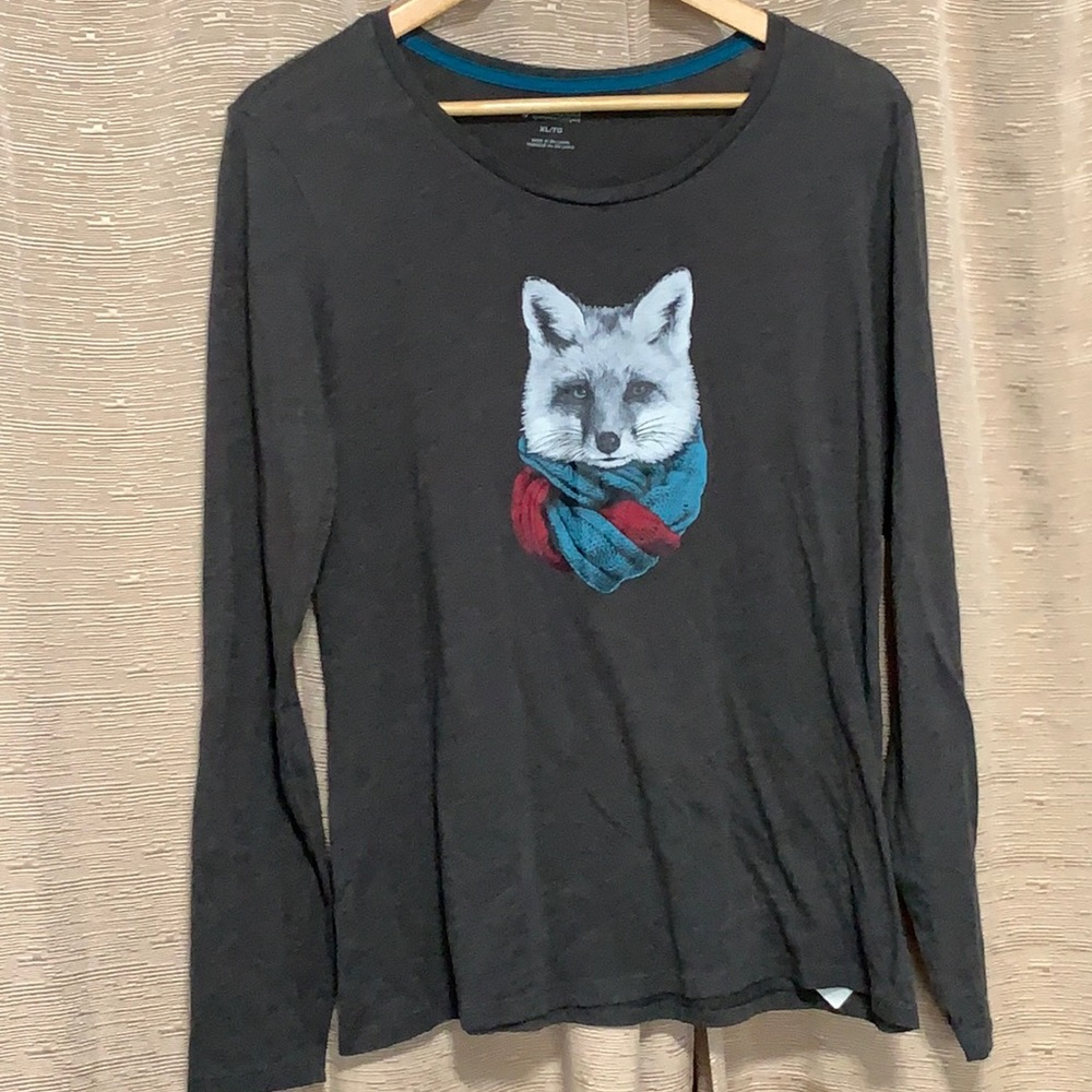 Columbia long sleeve shirt cute fox